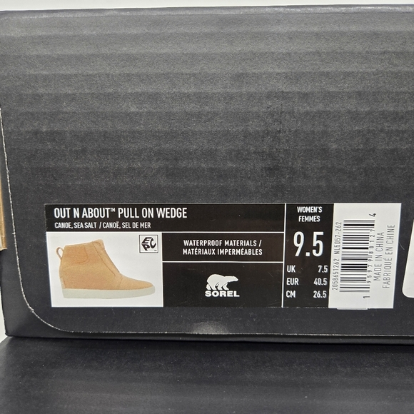 New Sorel Out N About™ Pull-On Wedge Boots Women's Shoes Size 9.5 - Picture 8 of 8